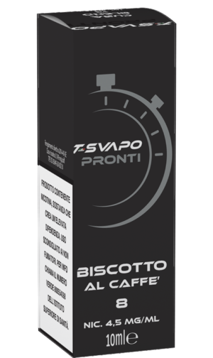 T-Svapo Biscotto al caffè Liquido Pronto 10 ml - Nuvola Rossa Vape Shop