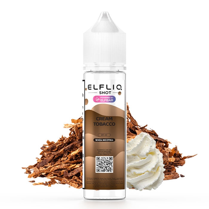 ELFLIQ CREAM TOBACCO SHOT 20+40