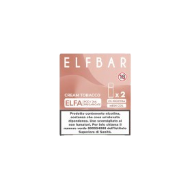 ELFA Cream Tobacco Pod Usa e Getta Elfbar 2 Pezzi