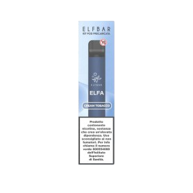 ELFA Kit Batteria Ricaricabile 500mah + Pod Cream Tobacco Elfbar