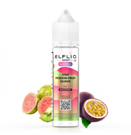 ELFLIQ KIWI PASSION FRUIT GUAVA SHOT 20+40