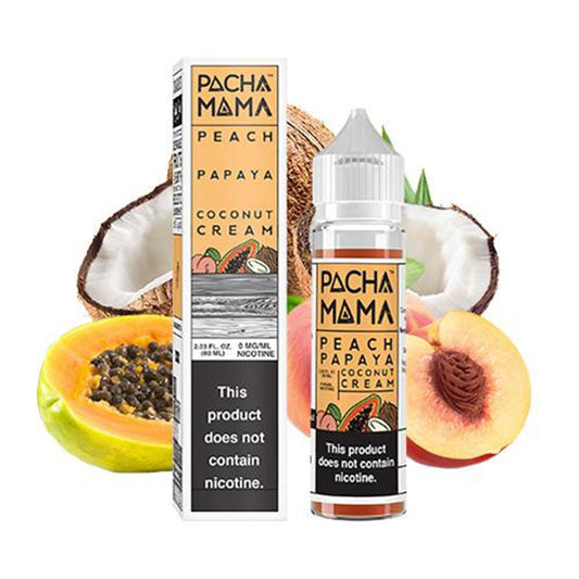 PACHA MAMA PEACH PAPAYA COCONUT CREAM SHOT 20+40