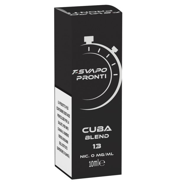 T-Svapo Cuba Blend Liquido Pronto 10 ml - Nuvola Rossa Vape Shop