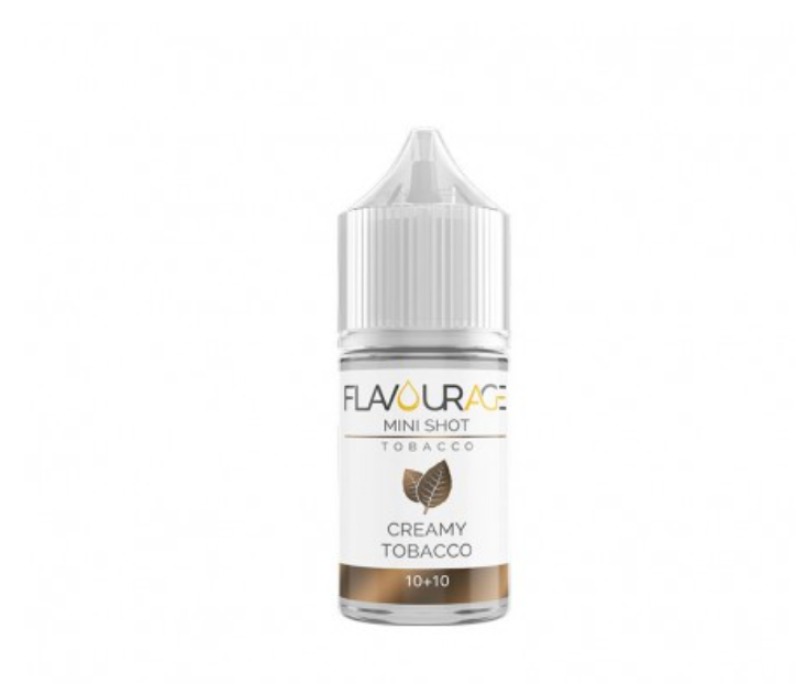 Flavourage Creamy Tobacco Mini Shot 10+10 - Nuvola Rossa Vape Shop