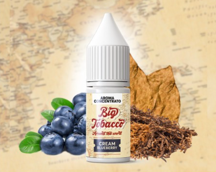 Cream Blueberry Big Tobacco Aroma Concentrato 10 ml BIG - Nuvola Rossa Vape Shop