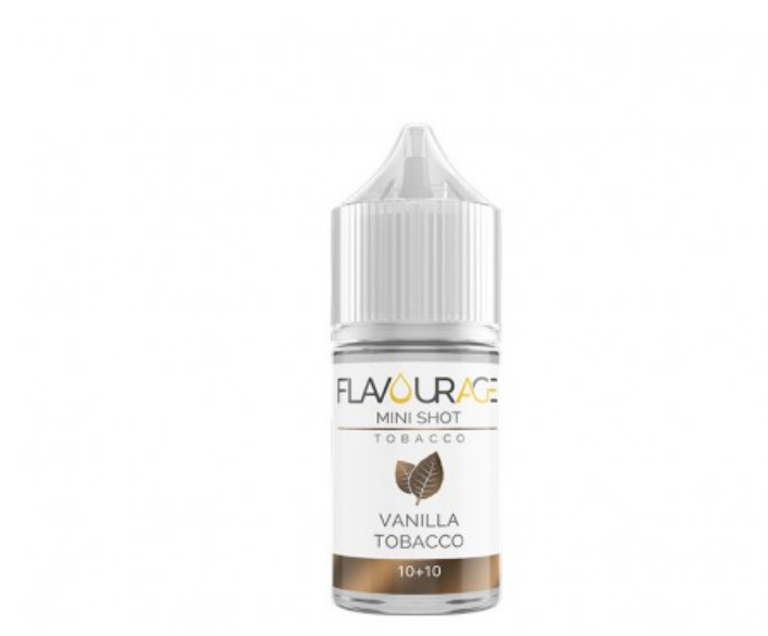 Flavourage Vanilla Tobacco Mini Shot 10+10 - Nuvola Rossa Vape Shop