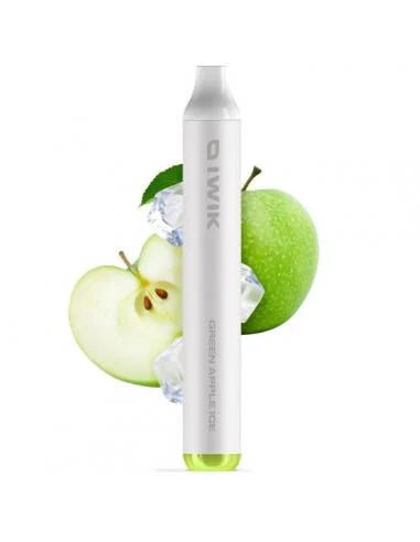 Iwik Green Apple Ice Usa e Getta 600 puff 0mg - Nuvola Rossa Vape Shop