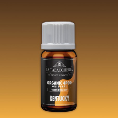 La Tabaccheria Organic 4 Pod Single Leaf Kentucky Aroma 10ml - Nuvola Rossa Vape Shop