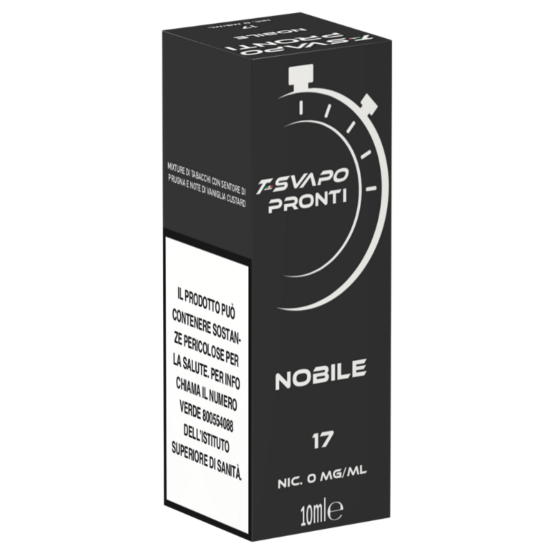 T-Svapo Nobile Liquido Pronto 10ml - Nuvola Rossa Vape Shop