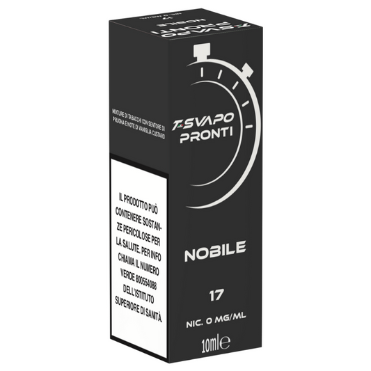 T-Svapo Nobile Liquido Pronto 10ml - Nuvola Rossa Vape Shop