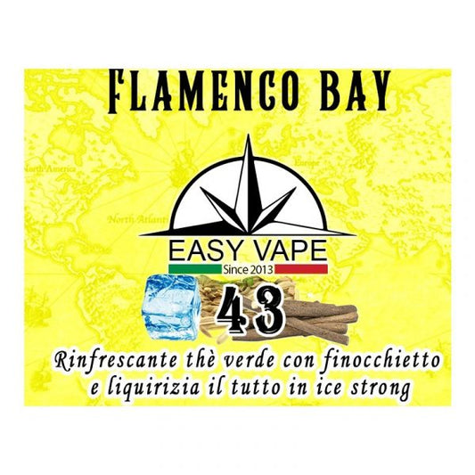 Aroma Easy Vape N° 43 Flamenco Bay - Nuvola Rossa Vape Shop